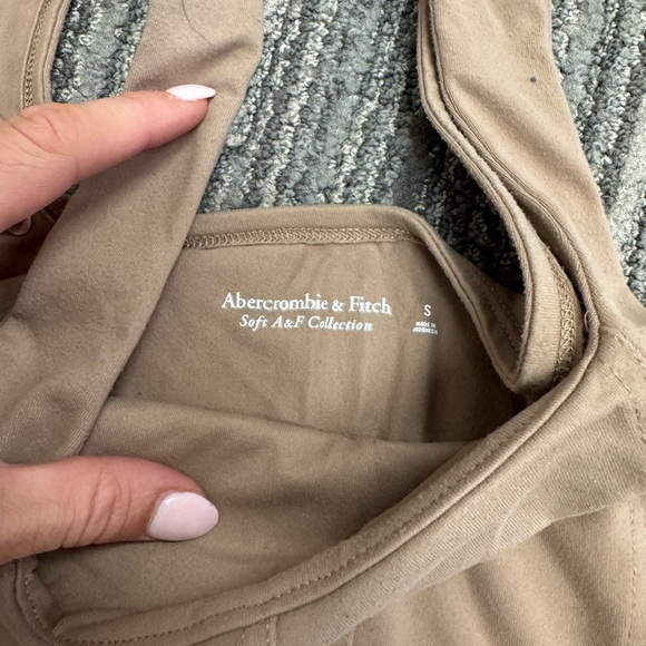 Abercrombie & Fitch Tan Corset Soft Collection Bodysuit - Picture 2 of 2